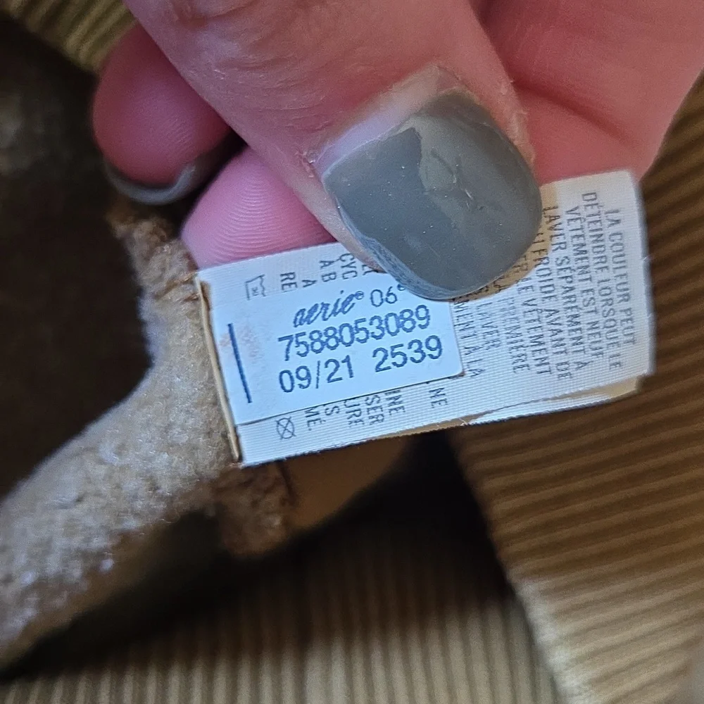 Aerie Mountain Season Oversized Cloud Fleece Mock Neck Pocket Sweatshirt Shacket - Picture 10 of 14